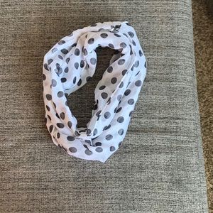 Light infinity scarf.